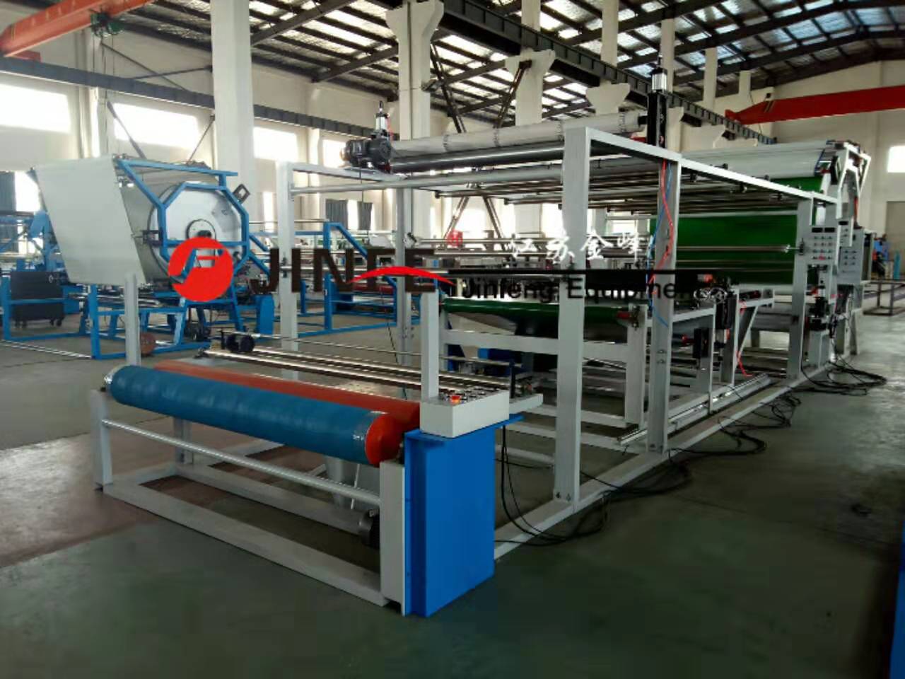 1500*2000(1500) sheet and coil double-coated vertical mesh belt laminating machine sent to Yiwu