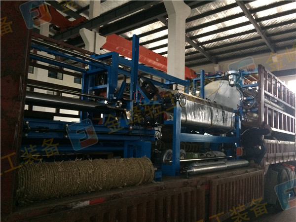 1500*2200 elevated film glue point transfer compound machine, sent to Changshu