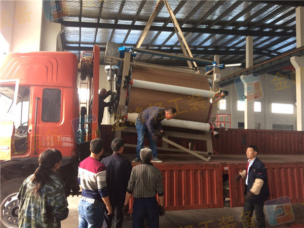 1500*1800 glue point transfer compound machine, sent to Suzhou