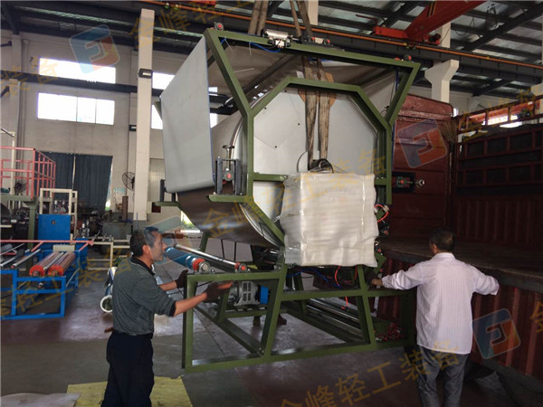 1500*2200 horizontal mesh belt laminating machine, sent to Huzhou