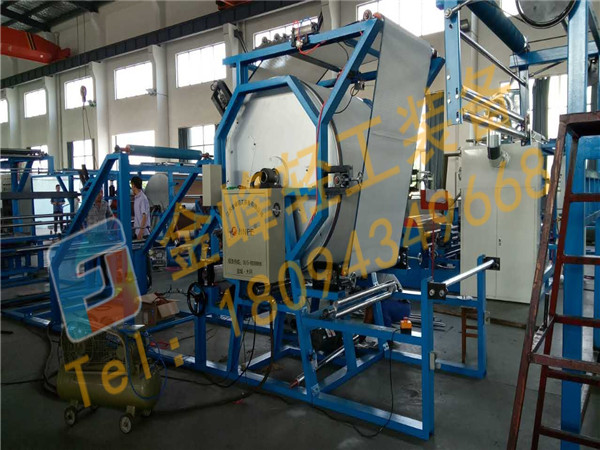1200*1500 vertical mesh belt compound machine, sent to Hefei