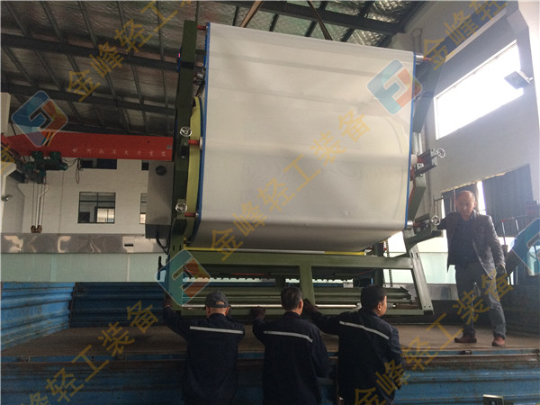 1500*2200 vertical mesh belt compound machine, sent to Tianjin