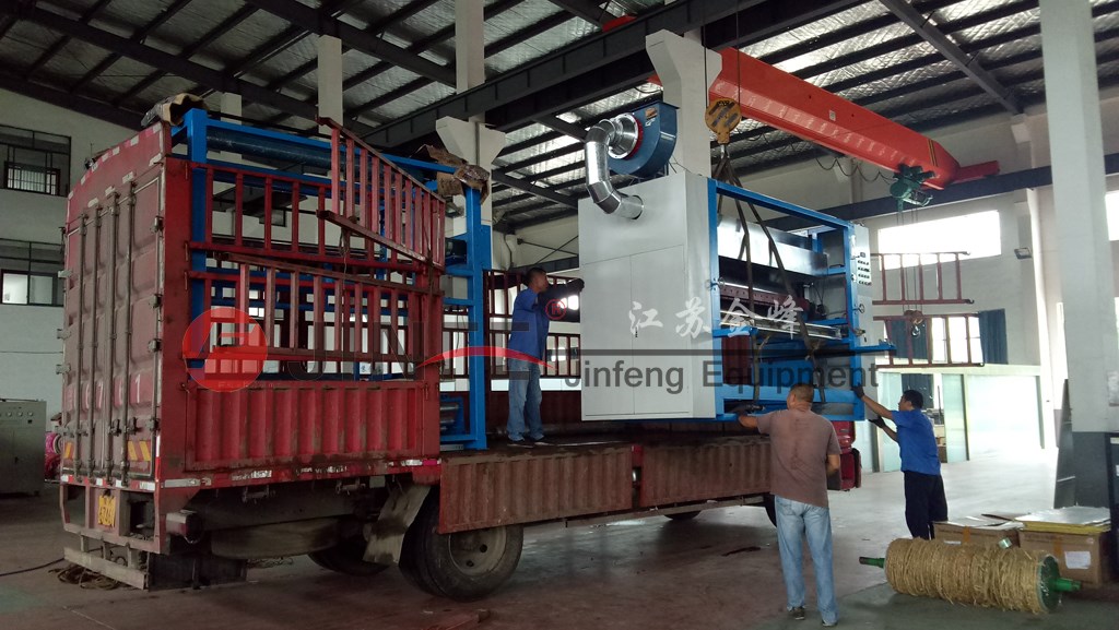 Flame compound machine + swing machine sent to Zhengzhou